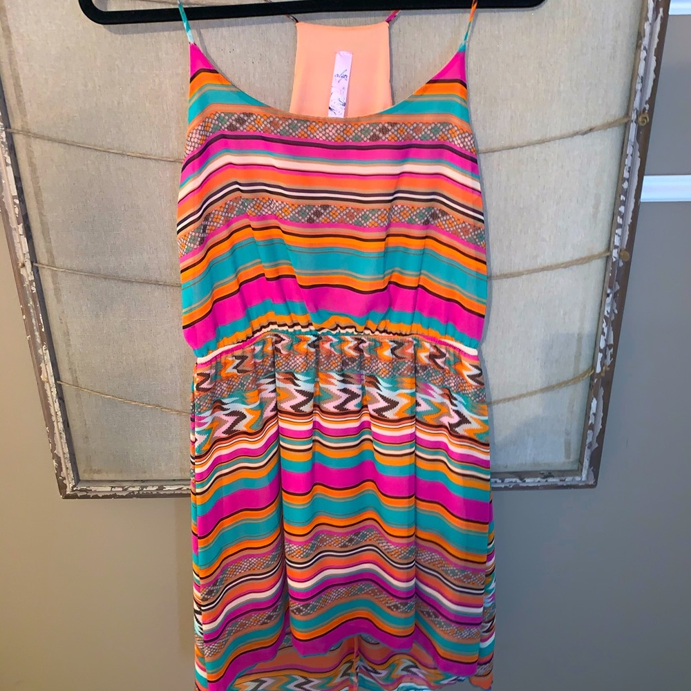Francesca’s Collections Aztec Racerback Dress - M